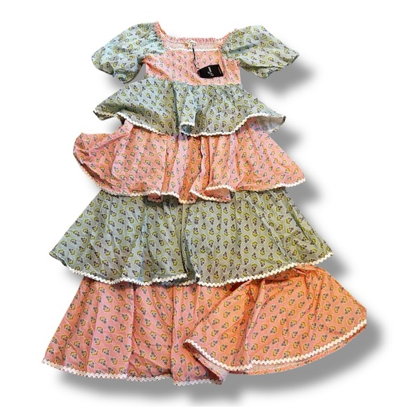 J.Nna Dresses & Skirts - Floral Multi-Color Maxi Dress